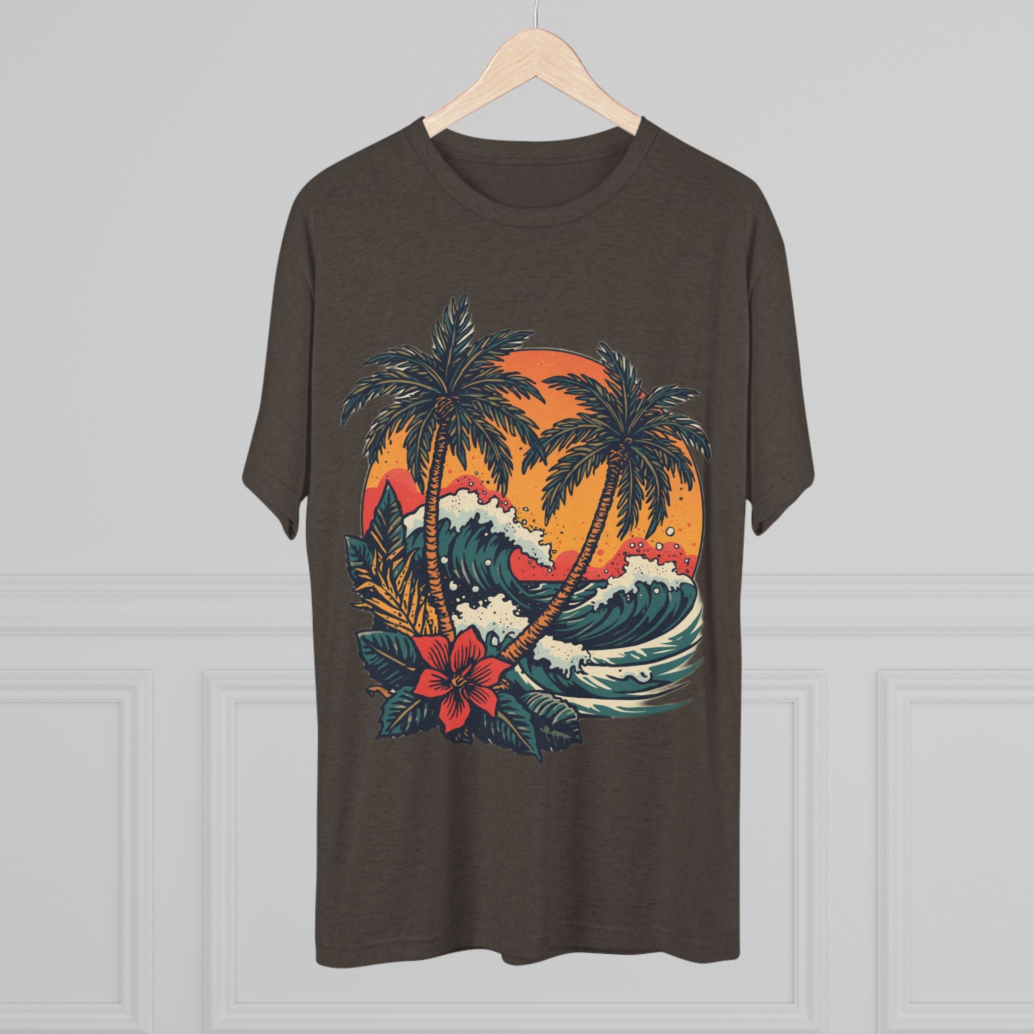 Tropical Tattoo Tee, Monterey Tropical Tattoo Tee | Sailor Jerry & Ed Hardy Style