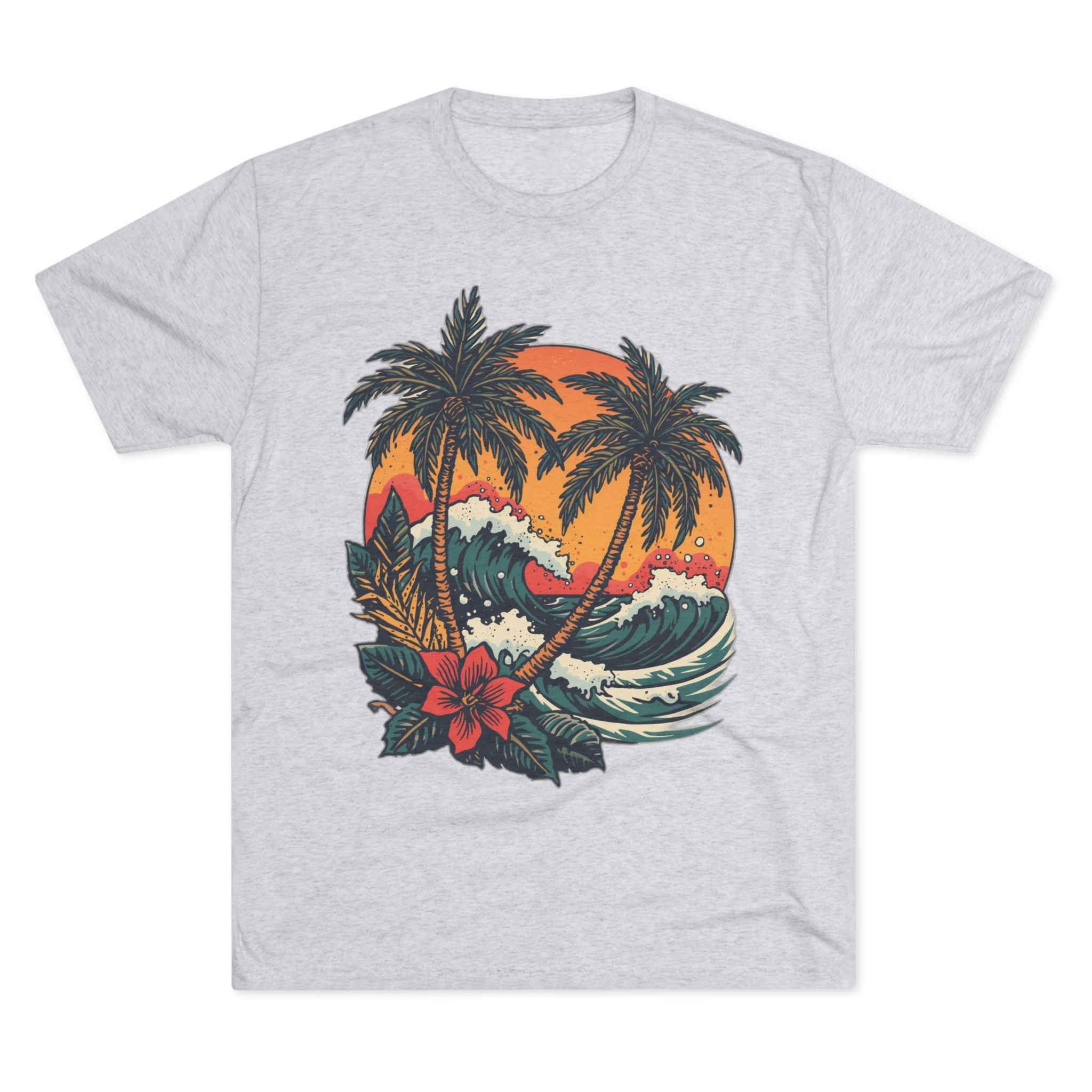 Tropical Tattoo Tee, Monterey Tropical Tattoo Tee | Sailor Jerry & Ed Hardy Style