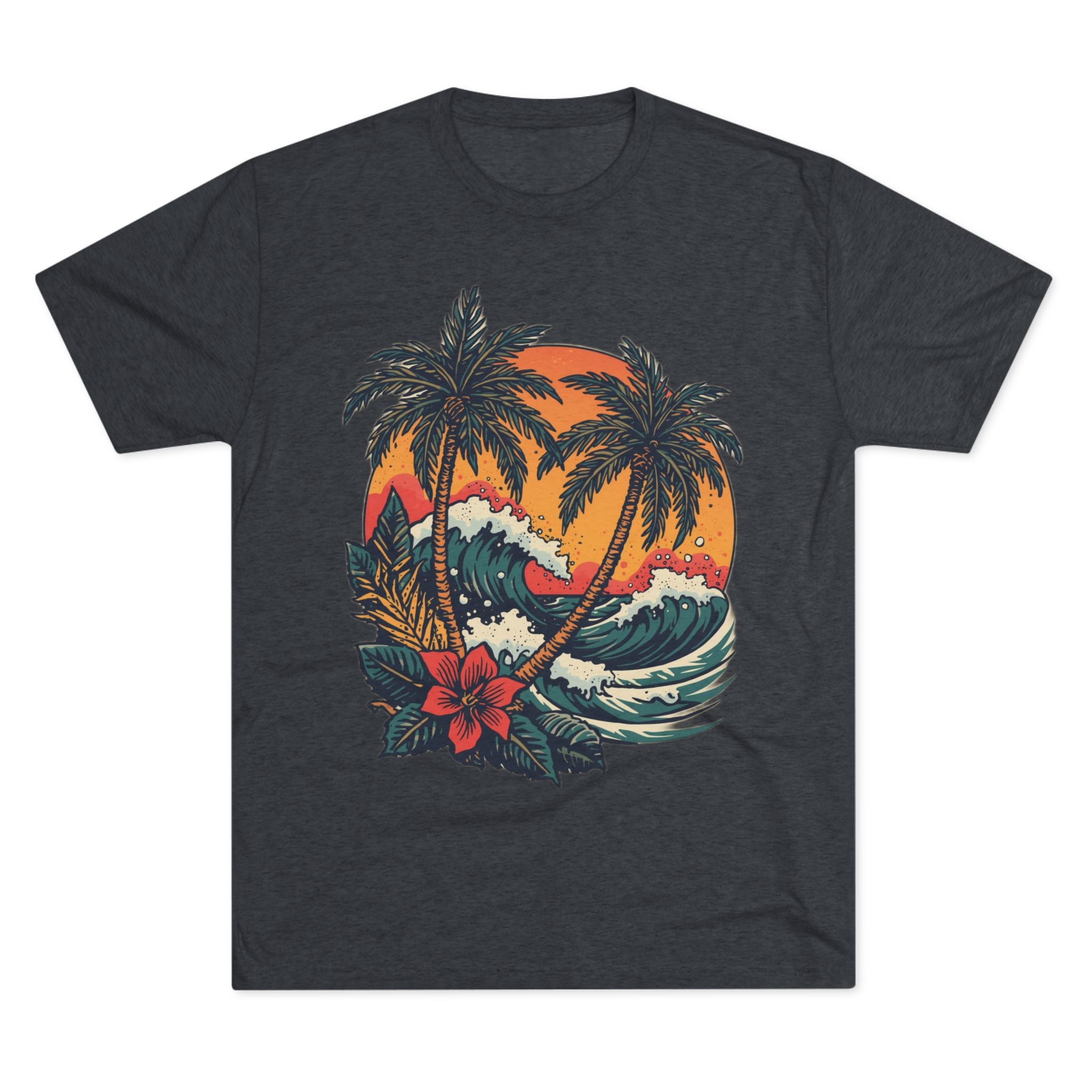 Tropical Tattoo Tee, Monterey Tropical Tattoo Tee | Sailor Jerry & Ed Hardy Style