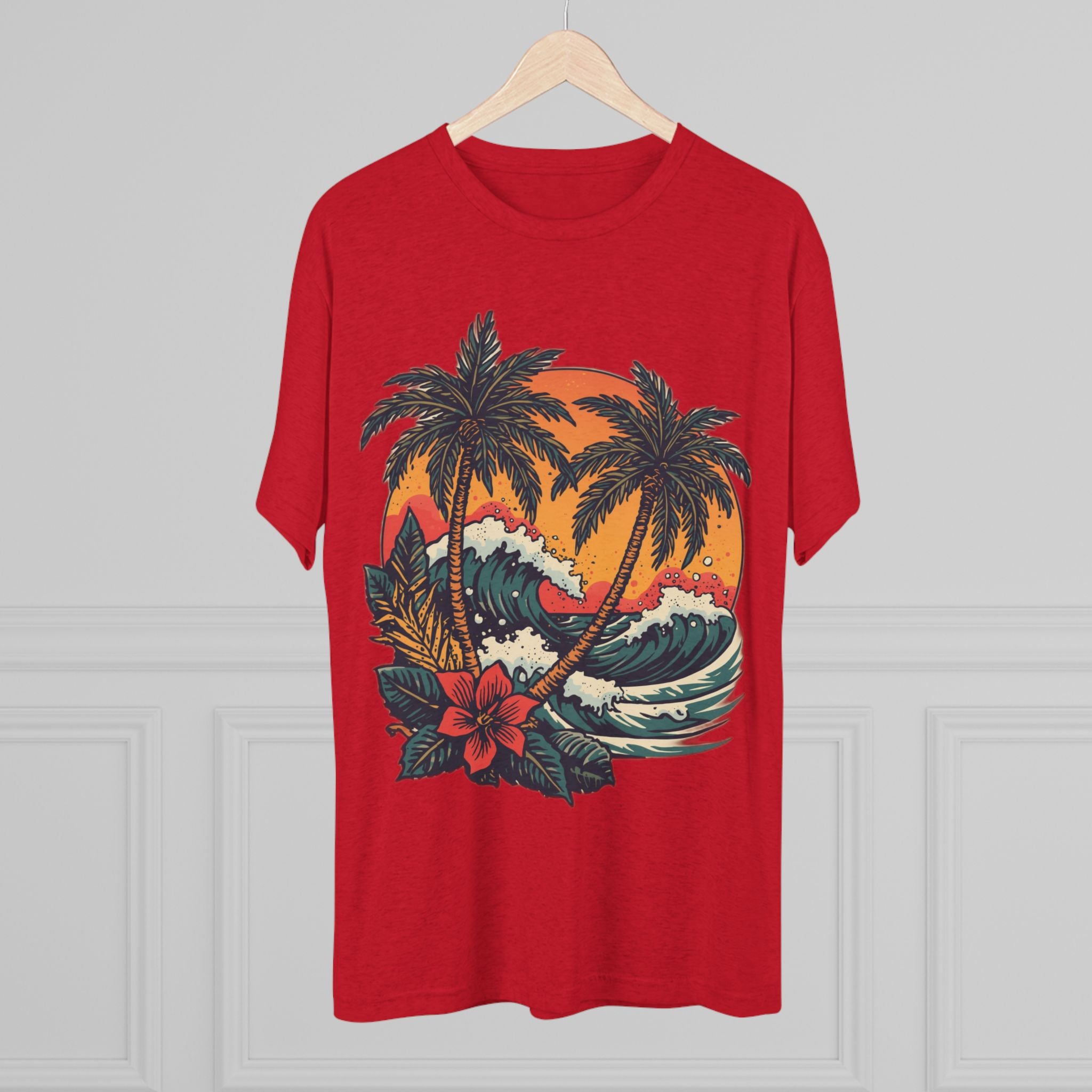 Tropical Tattoo Tee, Monterey Tropical Tattoo Tee | Sailor Jerry & Ed Hardy Style