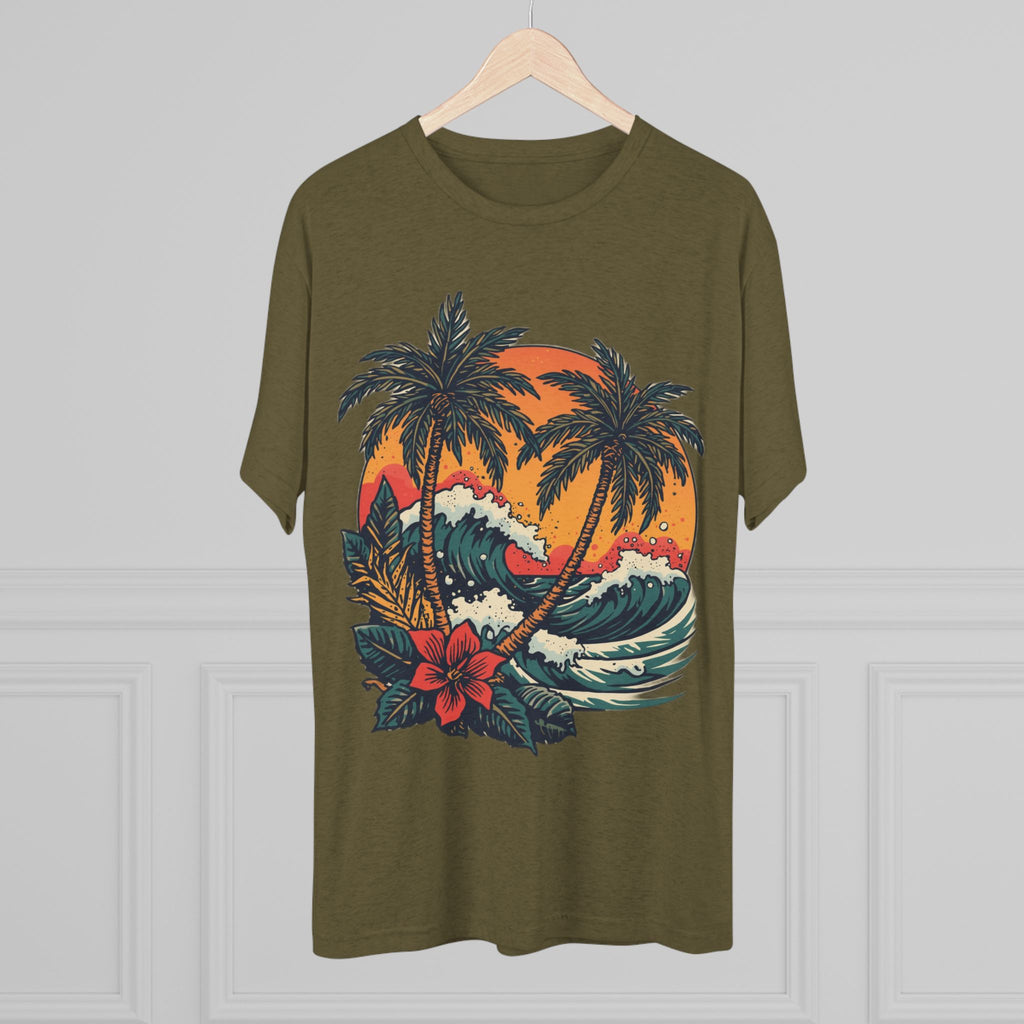 Tropical Tattoo Tee, Monterey Tropical Tattoo Tee | Sailor Jerry & Ed Hardy Style