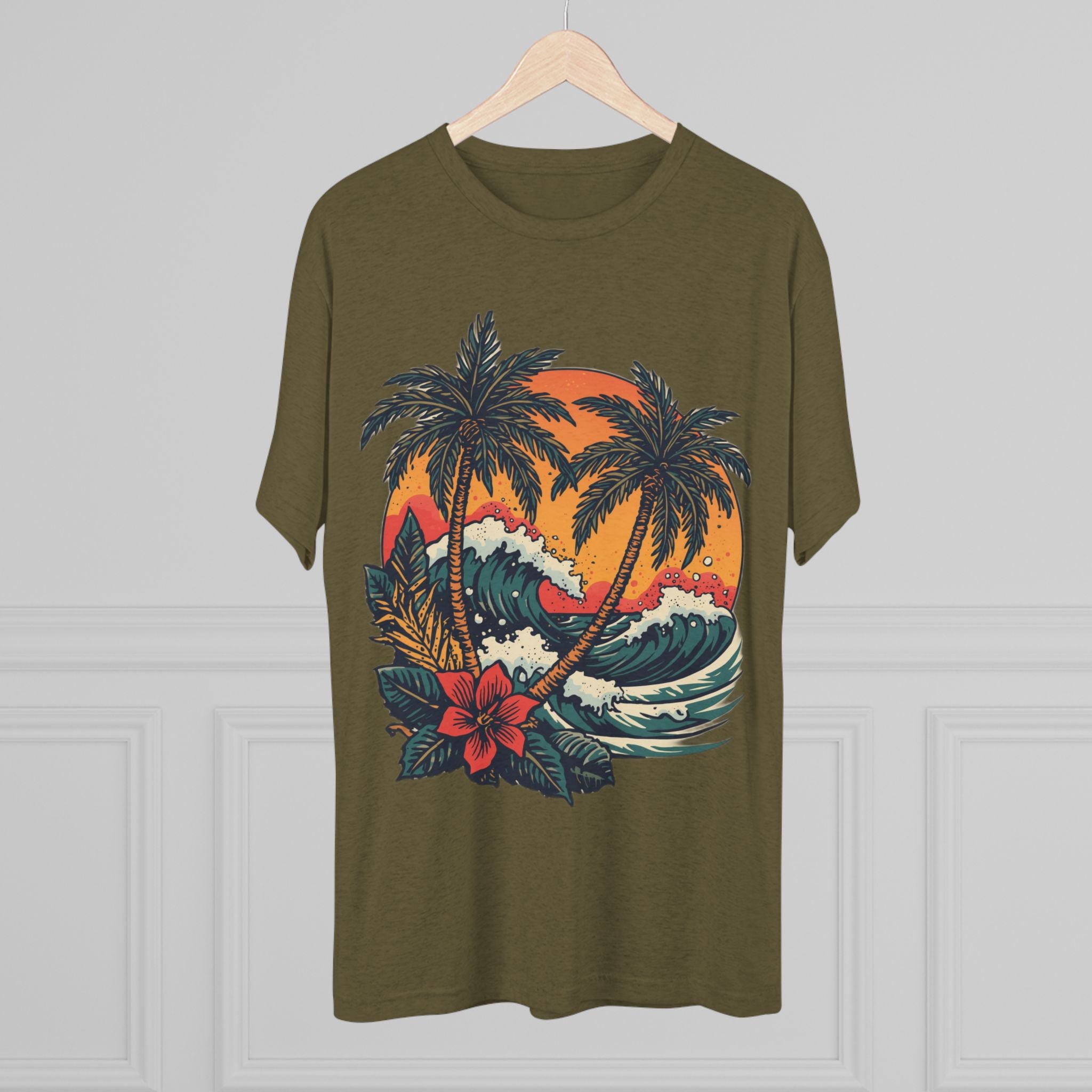 Tropical Tattoo Tee, Monterey Tropical Tattoo Tee | Sailor Jerry & Ed Hardy Style
