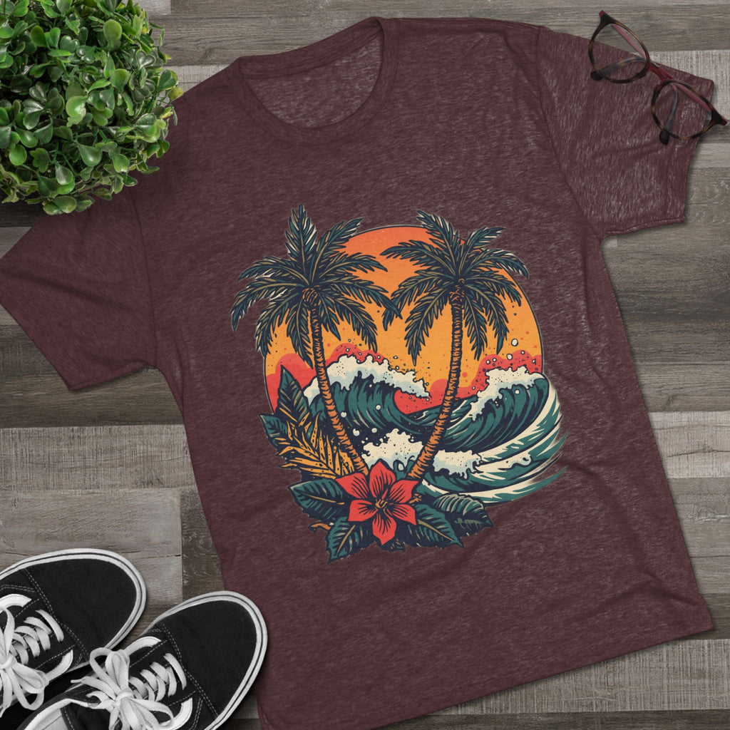 Tropical Tattoo Tee, Monterey Tropical Tattoo Tee | Sailor Jerry & Ed Hardy Style