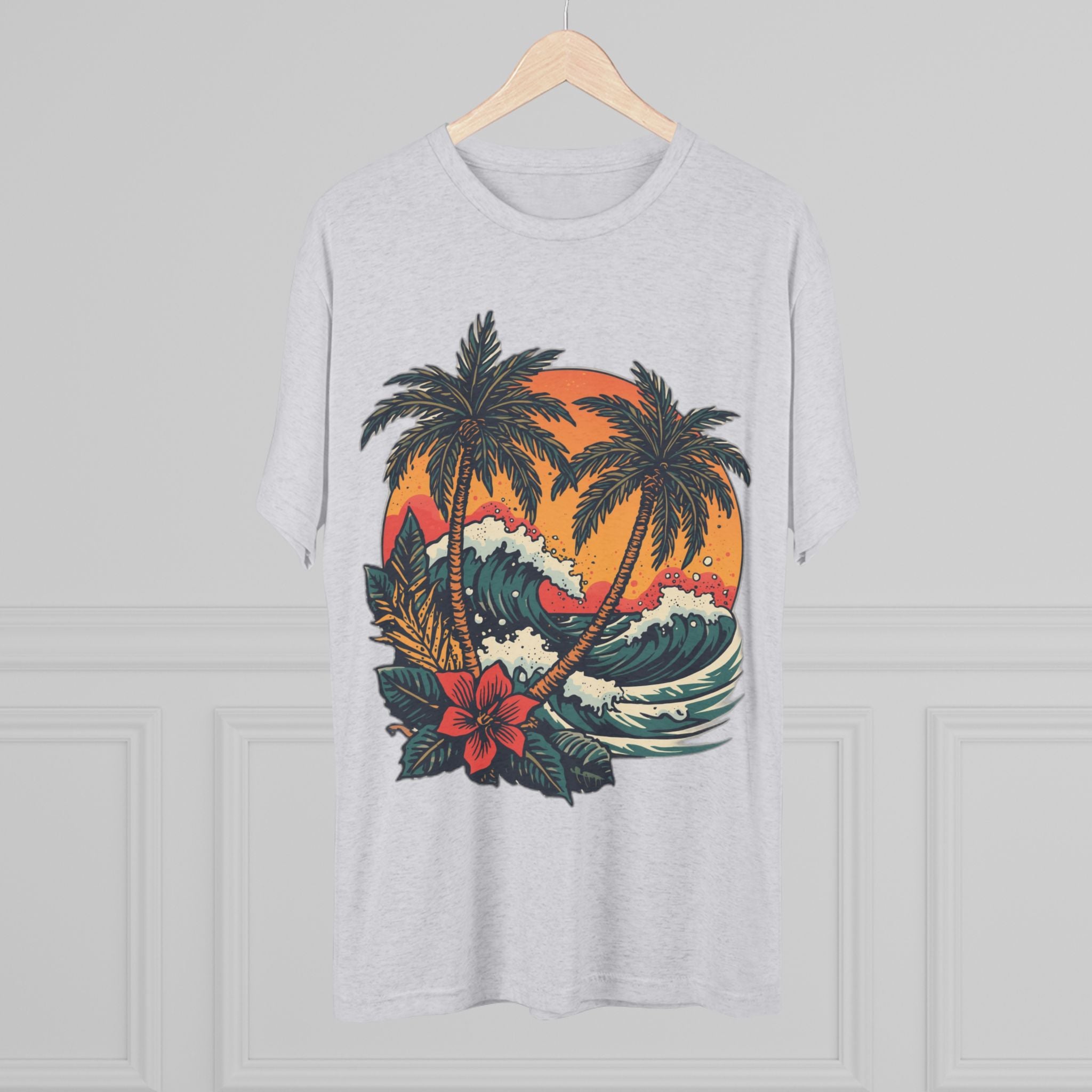 Tropical Tattoo Tee, Monterey Tropical Tattoo Tee | Sailor Jerry & Ed Hardy Style