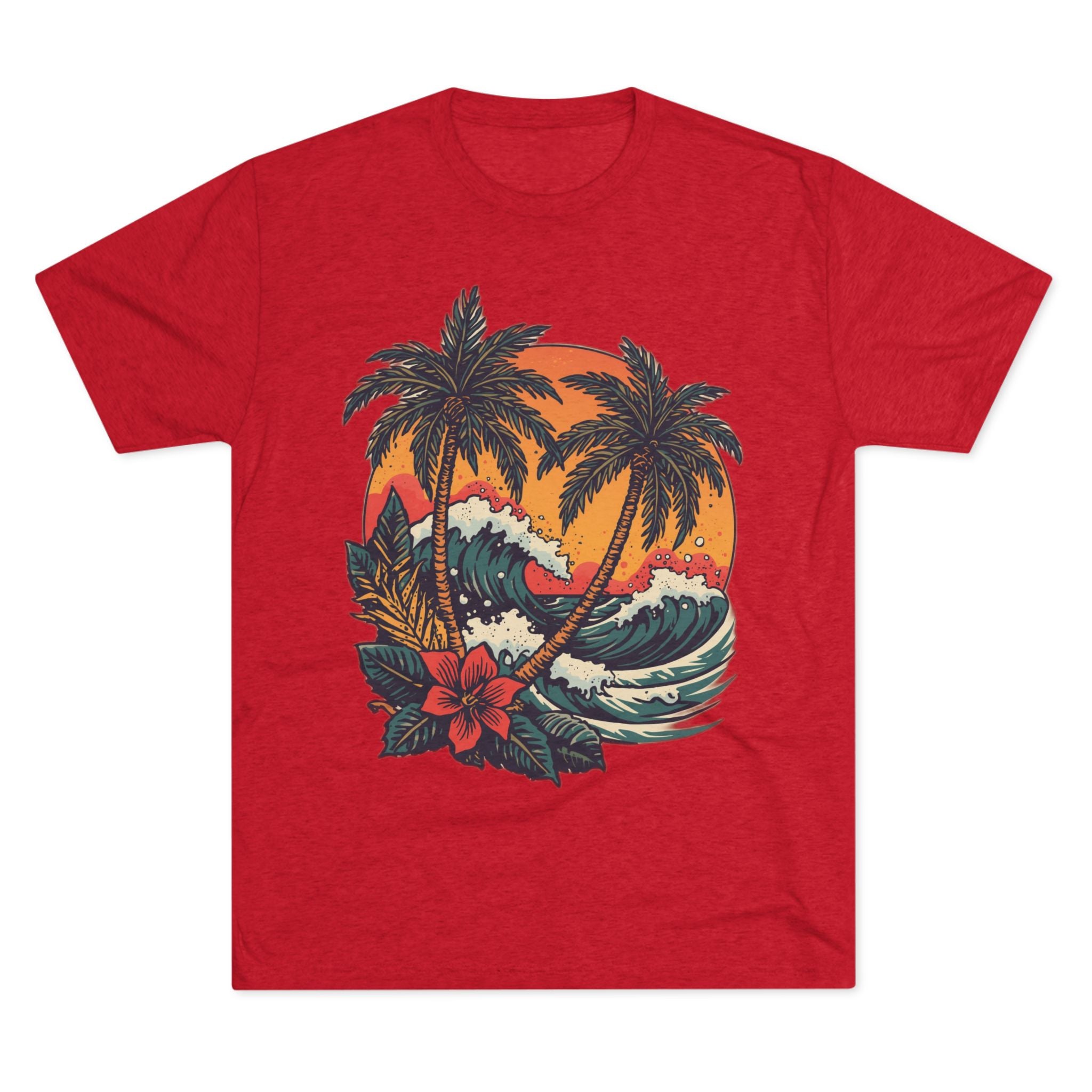 Tropical Tattoo Tee, Monterey Tropical Tattoo Tee | Sailor Jerry & Ed Hardy Style