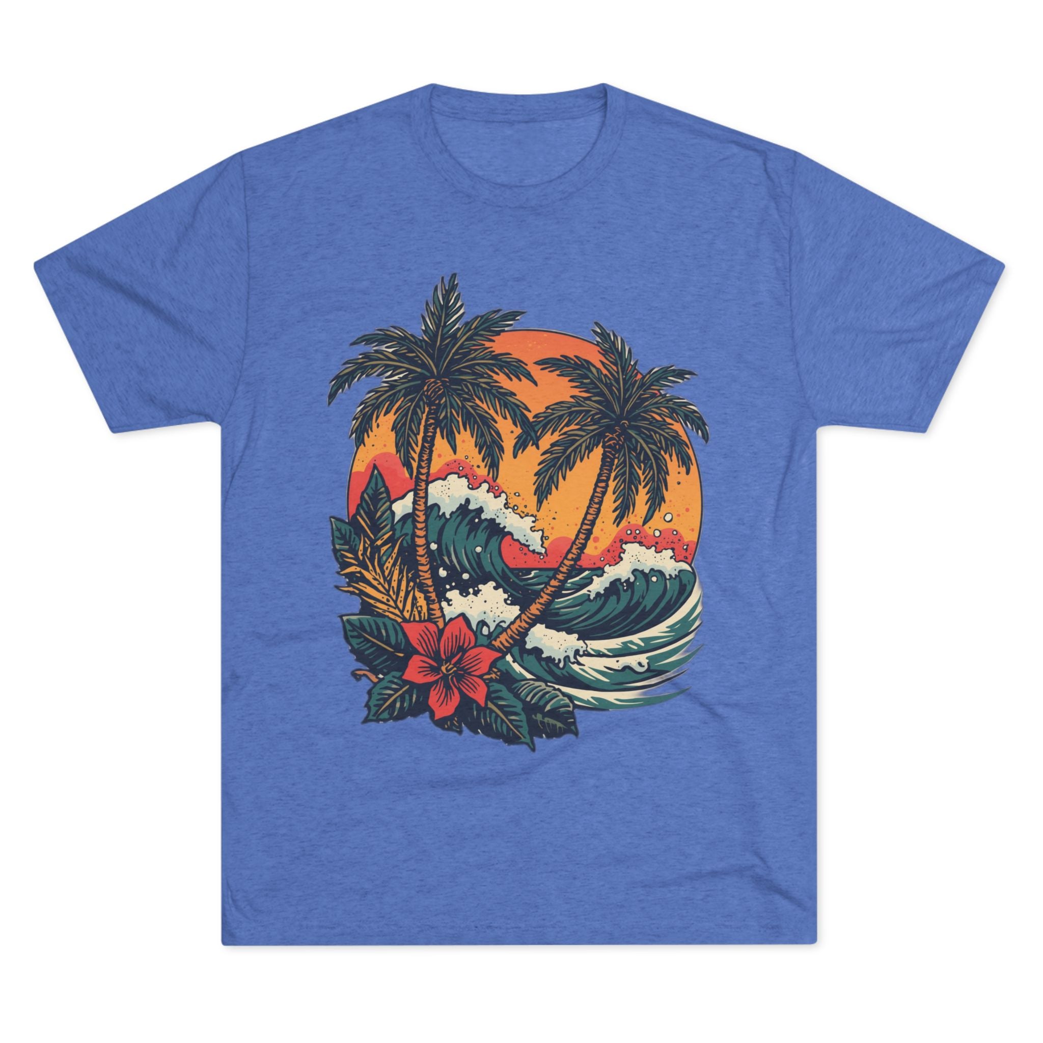 Tropical Tattoo Tee, Monterey Tropical Tattoo Tee | Sailor Jerry & Ed Hardy Style