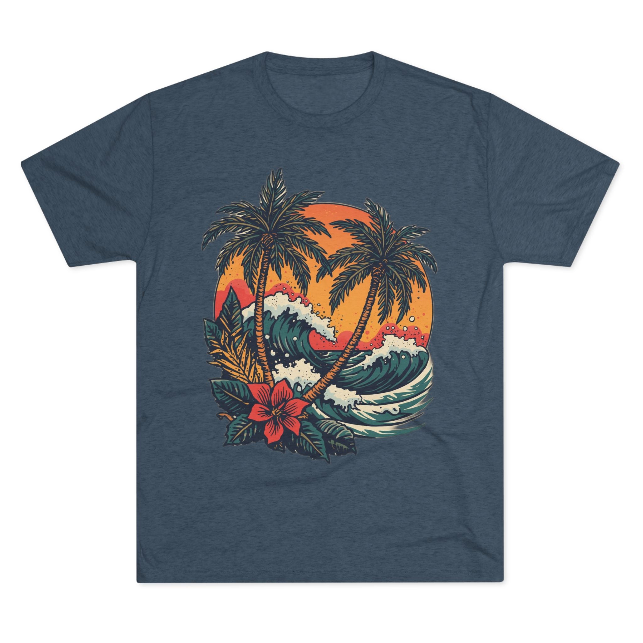 Tropical Tattoo Tee, Monterey Tropical Tattoo Tee | Sailor Jerry & Ed Hardy Style