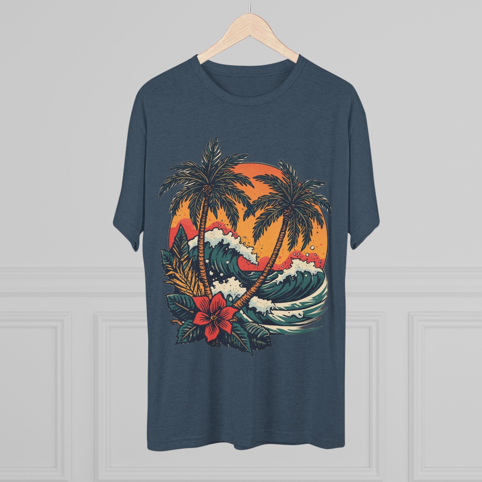 Tropical Tattoo Tee, Monterey Tropical Tattoo Tee | Sailor Jerry & Ed Hardy Style