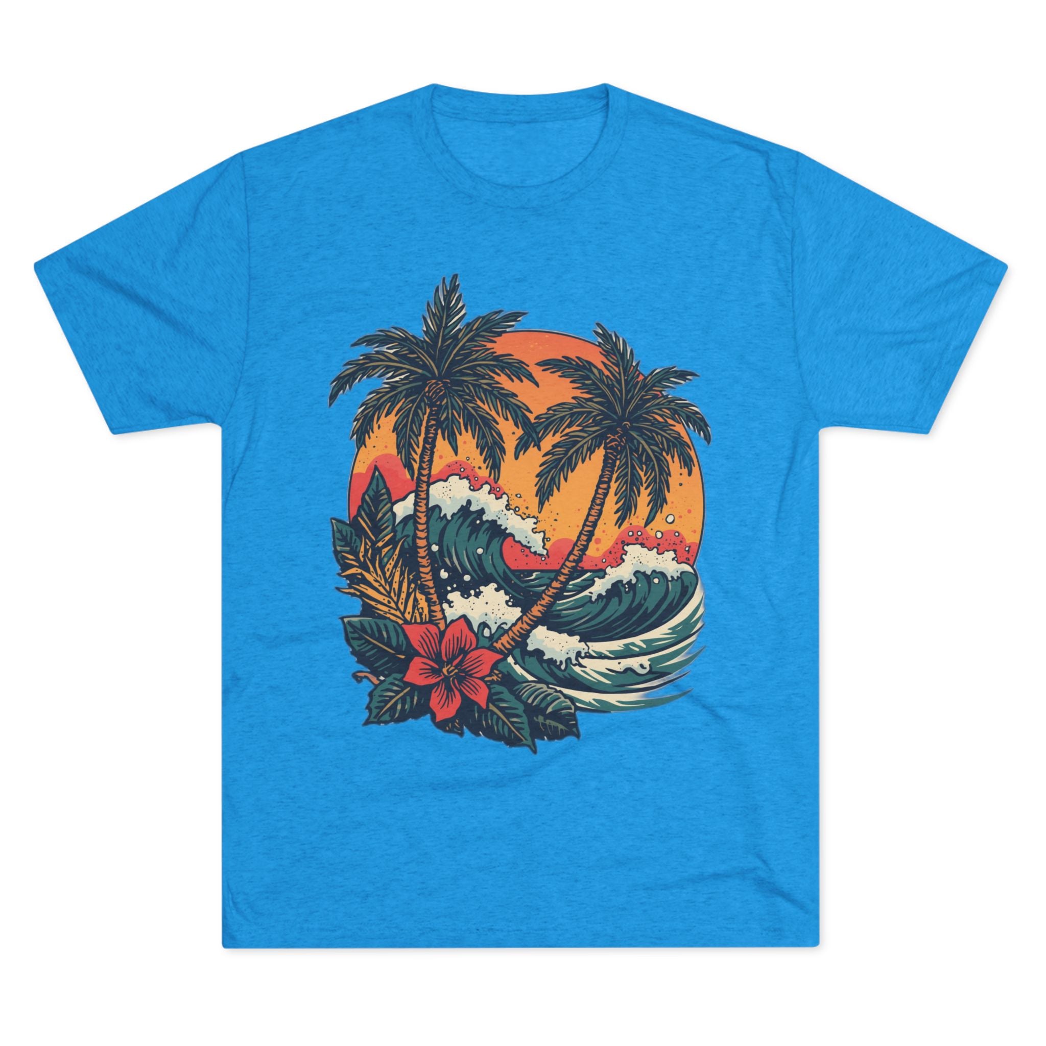 Tropical Tattoo Tee, Monterey Tropical Tattoo Tee | Sailor Jerry & Ed Hardy Style