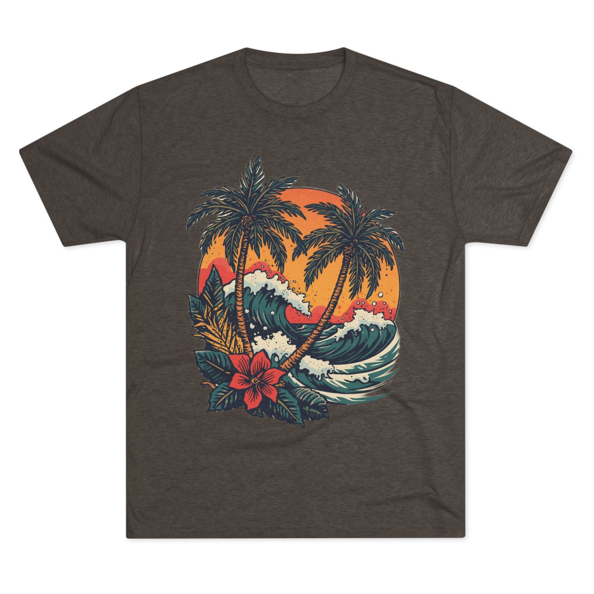 Tropical Tattoo Tee, Monterey Tropical Tattoo Tee | Sailor Jerry & Ed Hardy Style
