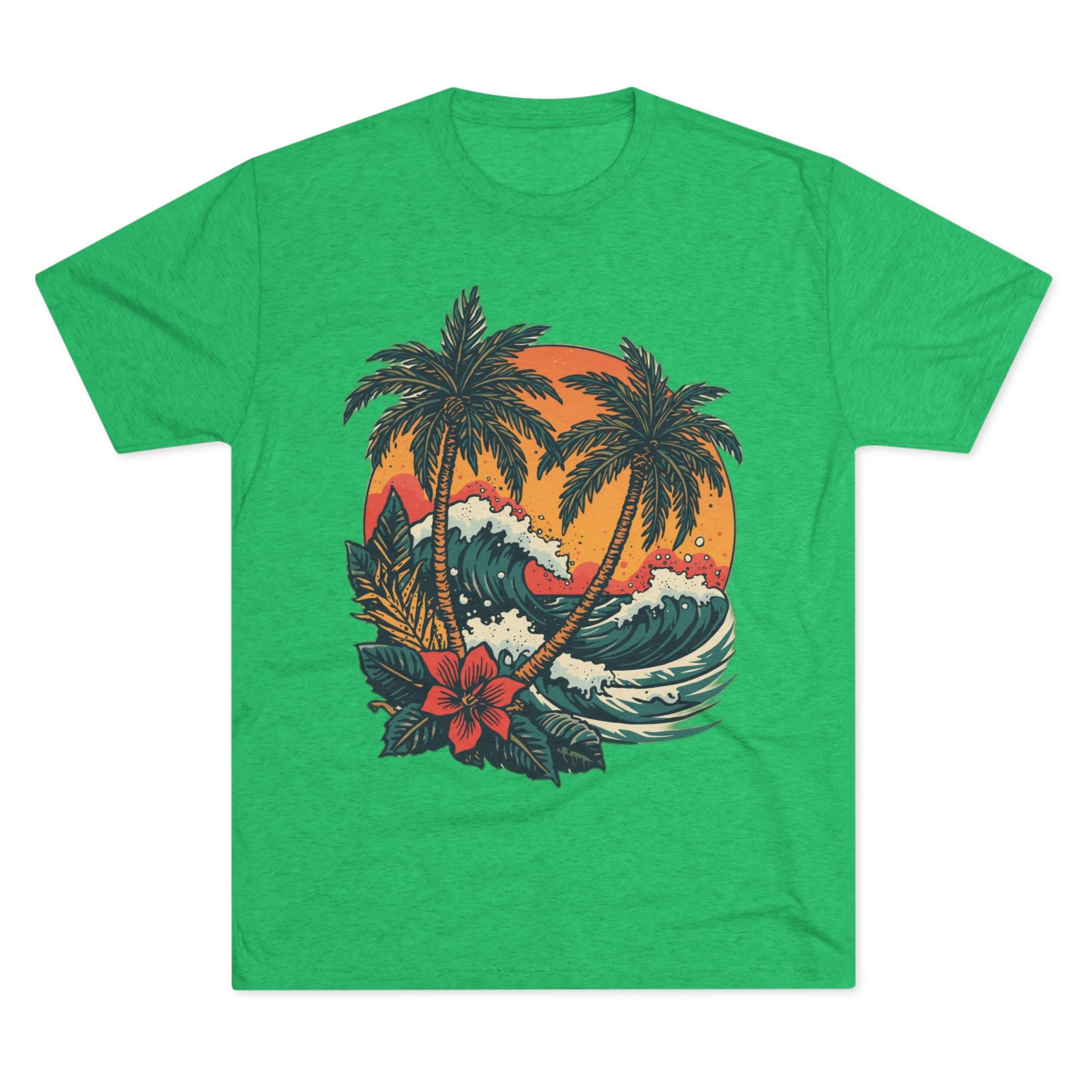 Tropical Tattoo Tee, Monterey Tropical Tattoo Tee | Sailor Jerry & Ed Hardy Style