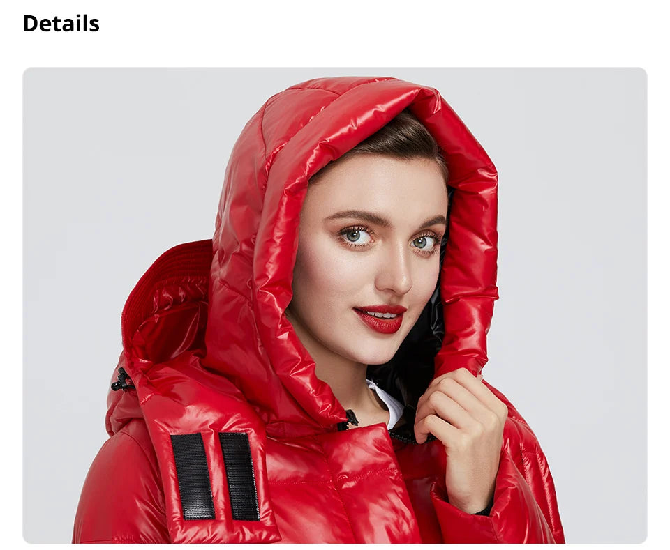 GASMAN 2022 New high quality fashion down parka Women's winter jacket women's coat outwear Female puffer hooded thick jacket 018
