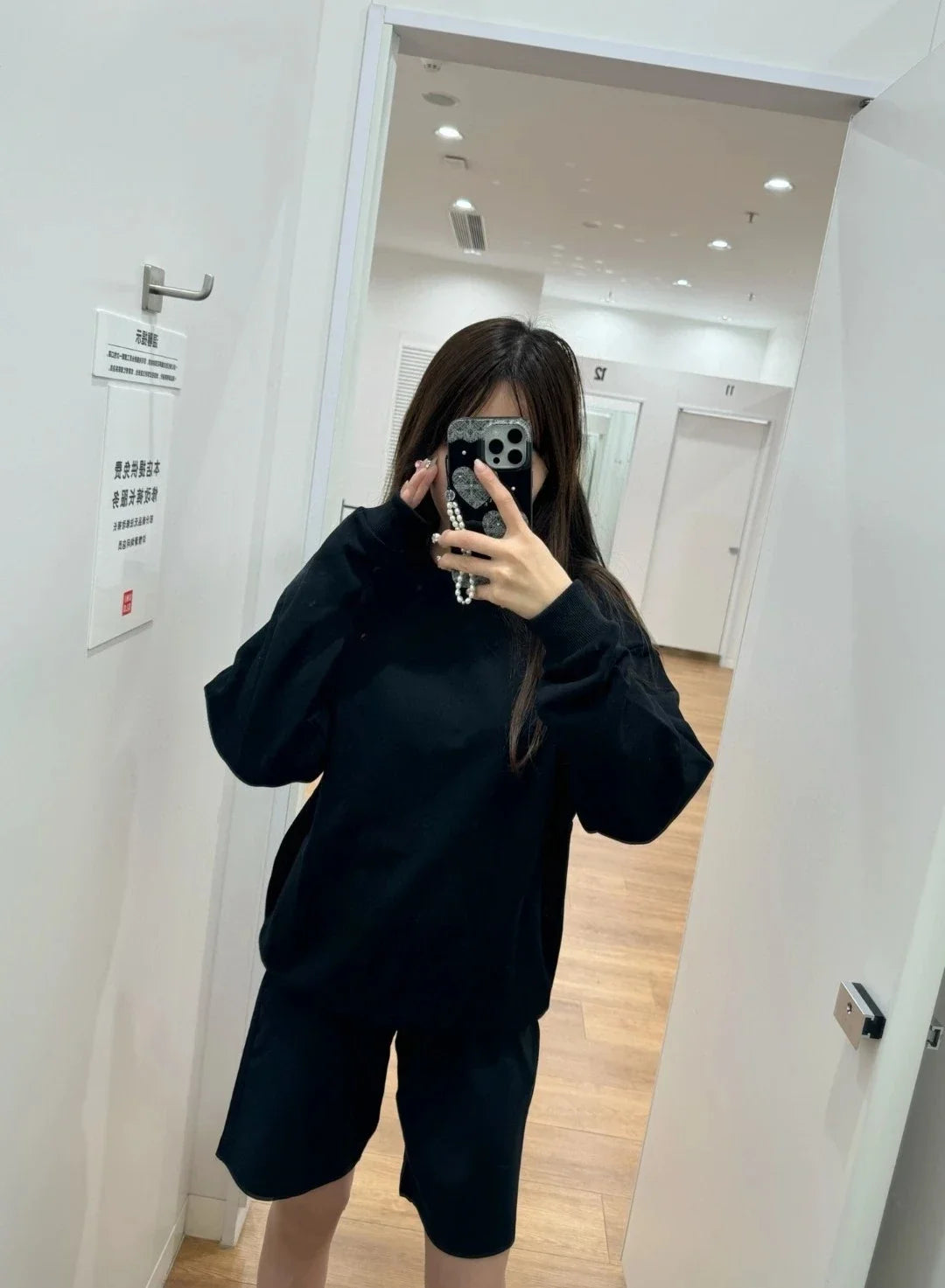 Women's Sports Sweatshirts O Neck Solid Black Red Classic Letter Loose Casual Pullovers Fashion Long Sleeve Hoodies for Women