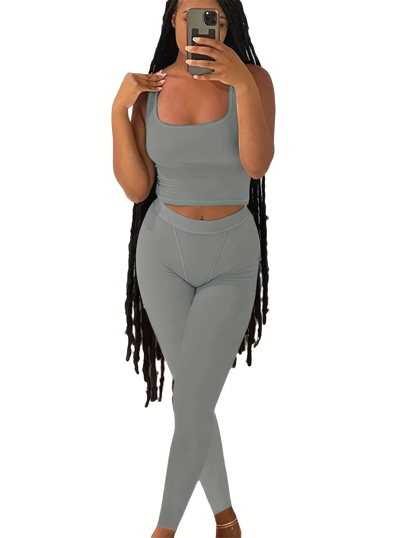 Yoga Wear Apparel Casual 2 Piece Summer Shorts Set For Women Sleeve Top Elastic Leggings Outfits