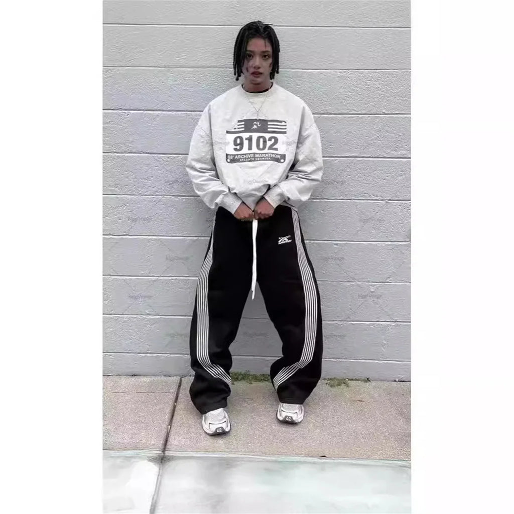 Camouflage Casual Pants Y2k Embroidered Camo Functional Tactical Functional Men's Women's Premium Jogging Drawstring Sweatpants