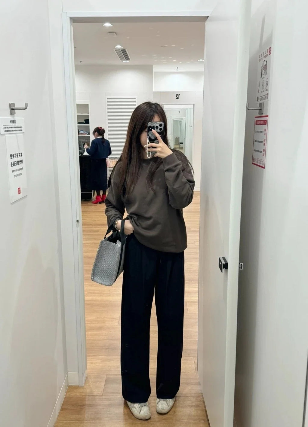 Women's Sports Sweatshirts O Neck Solid Black Red Classic Letter Loose Casual Pullovers Fashion Long Sleeve Hoodies for Women