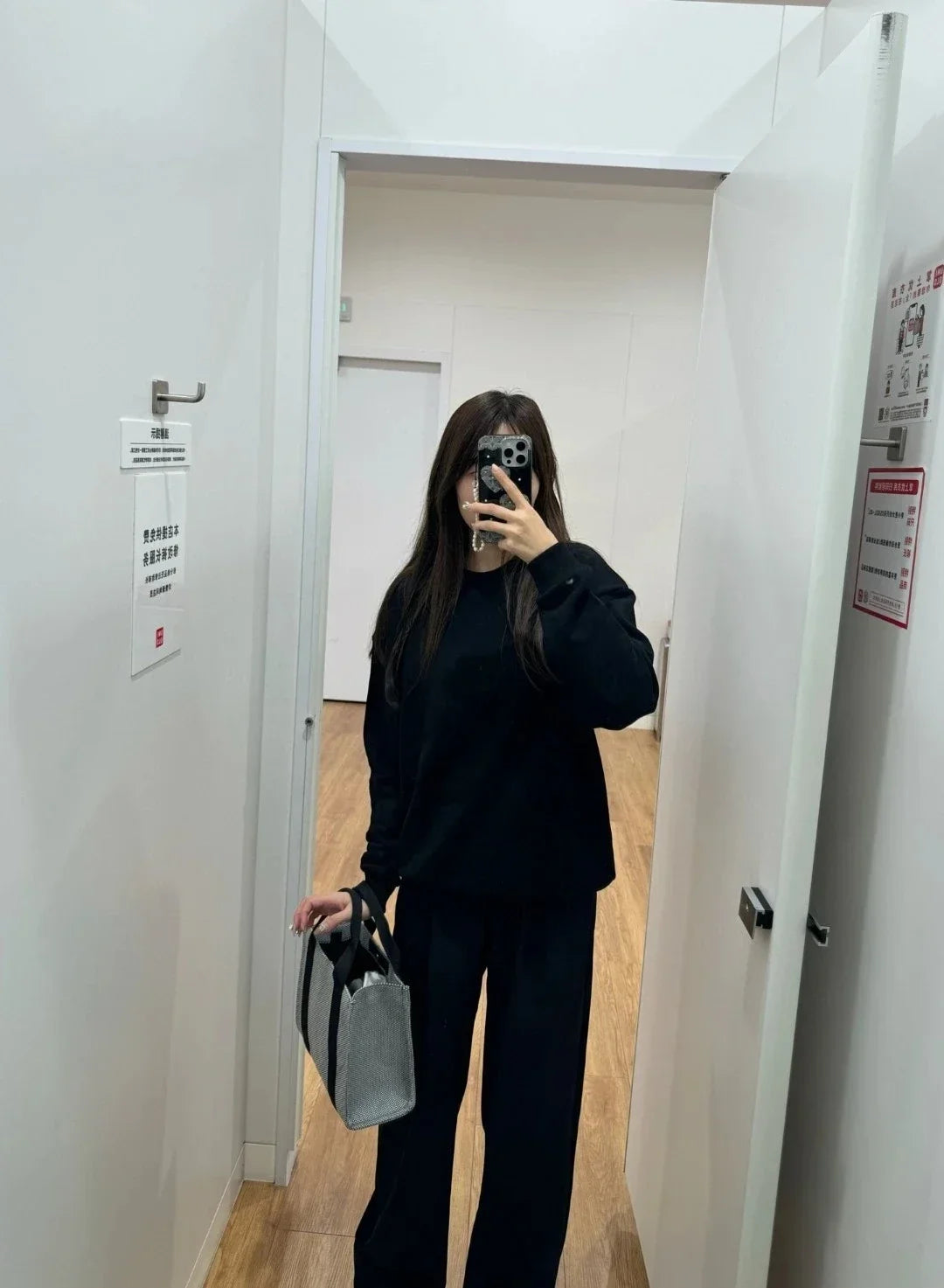 Women's Sports Sweatshirts O Neck Solid Black Red Classic Letter Loose Casual Pullovers Fashion Long Sleeve Hoodies for Women