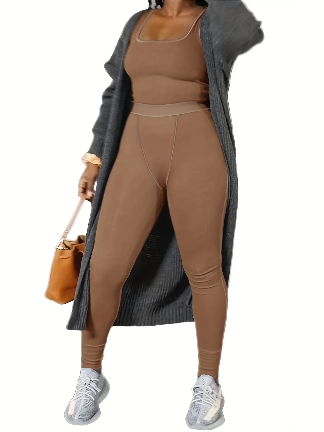 Yoga Wear Apparel Casual 2 Piece Summer Shorts Set For Women Sleeve Top Elastic Leggings Outfits