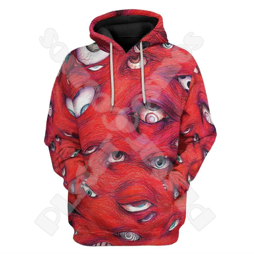 Halloween Cosplay Skull Horror Terror Movie Vintage Funny Retro Streetwear 3DPrint Harajuku Pullover Casual Jacket Hoodies H7