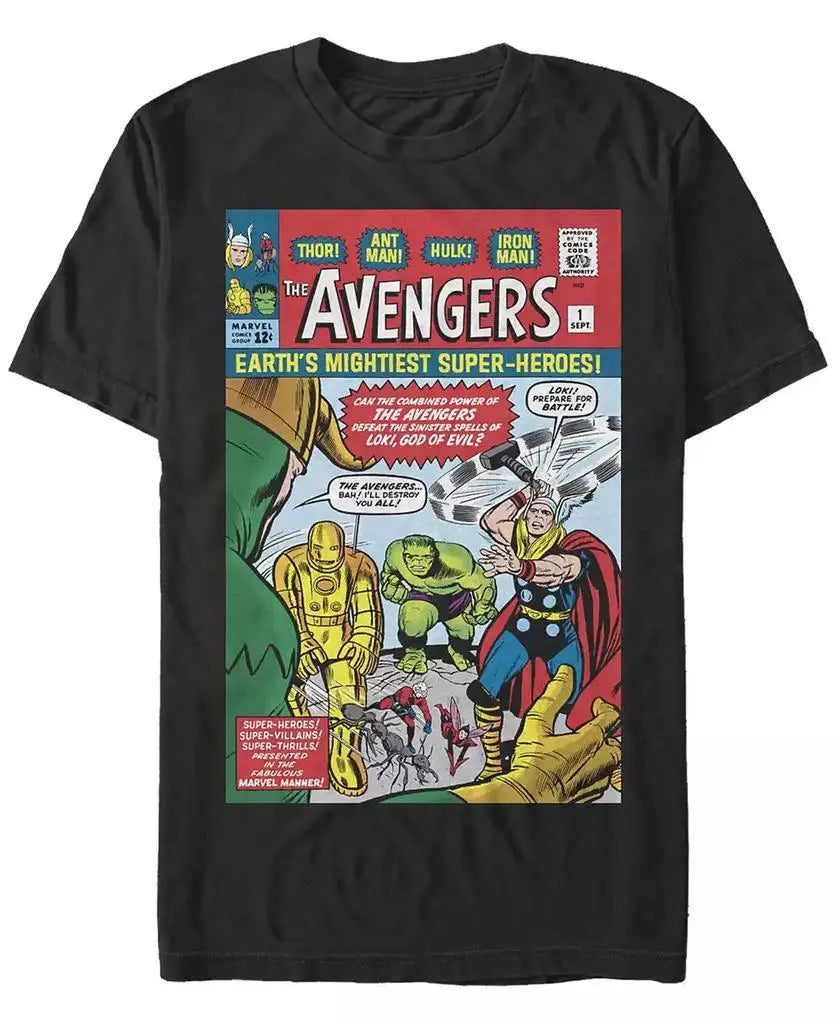 Fifth Sun | Men's Avengers Cover Short Sleeve Crew T-shirt