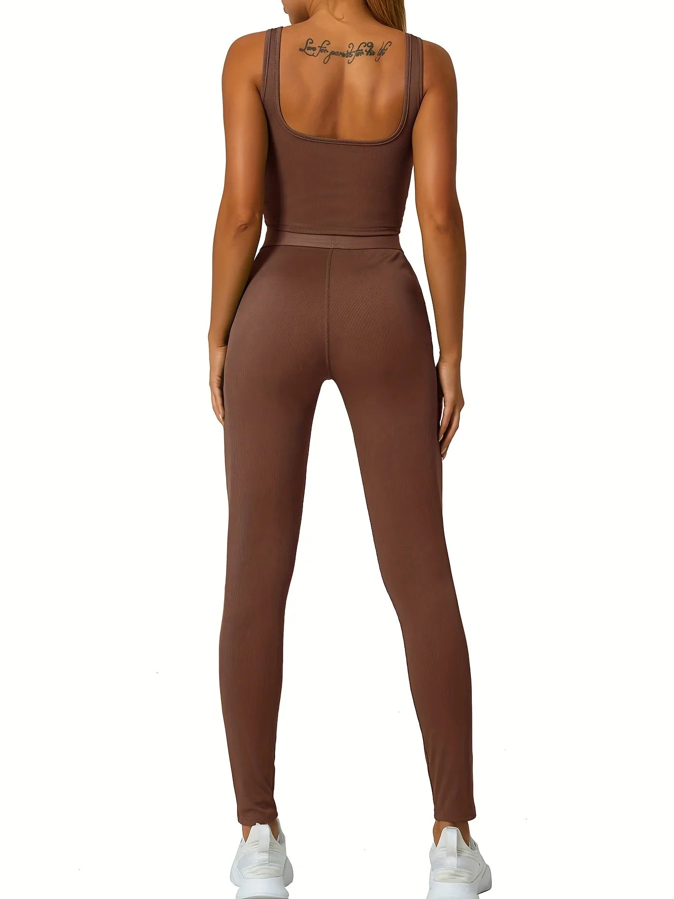 Yoga Wear Apparel Casual 2 Piece Summer Shorts Set For Women Sleeve Top Elastic Leggings Outfits