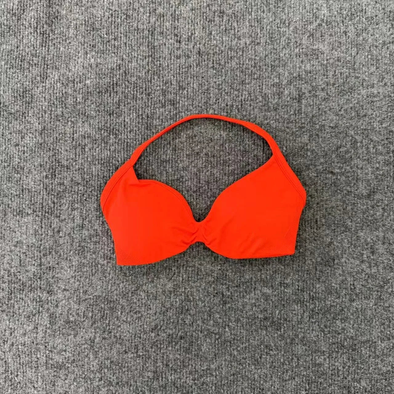 Women High Support Thin Strap Halter Sports Seamless Bras Scrunch Workout Yoga Tank Bra Yoga Sportswear Underwear Bra Clothes