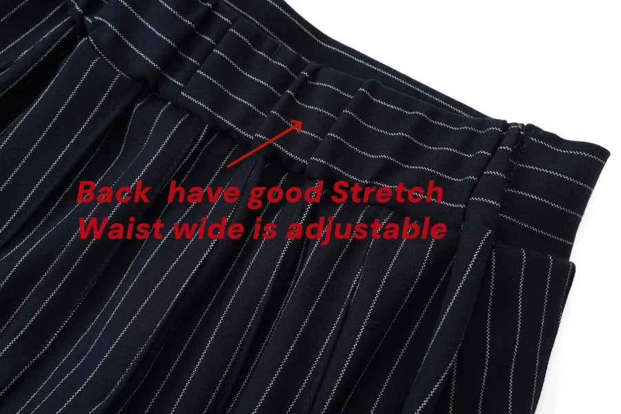 AS AW25 pinstripe collection slip dress + knit mockneck top + embroidery cableknit + stripe pleat skirt