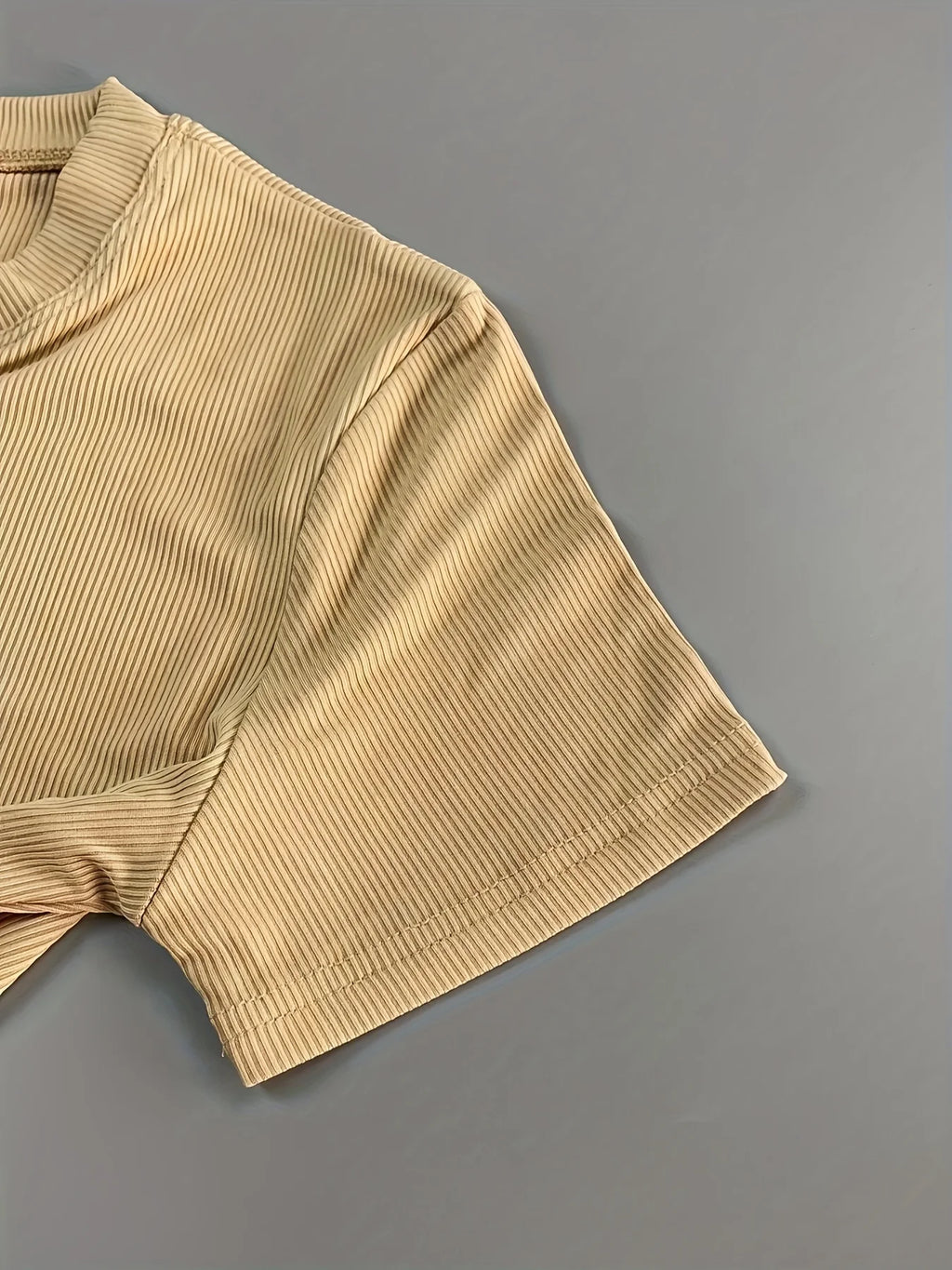 New style Lounge Wear Ribbed Casual 2 Piece Summer Shorts Set For Women Sleeve Top+Elastic Leggings Outfits