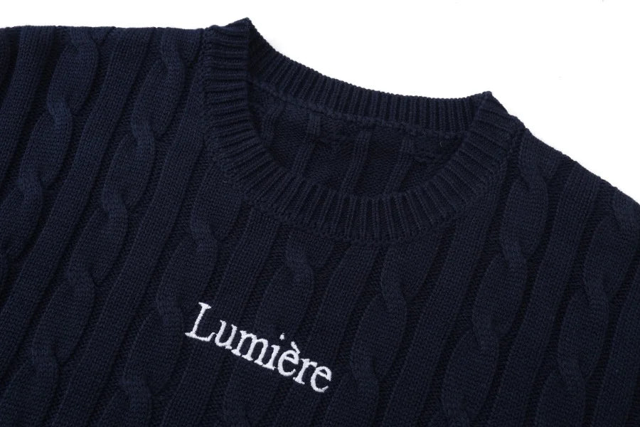 AS AW25 pinstripe collection slip dress + knit mockneck top + embroidery cableknit + stripe pleat skirt