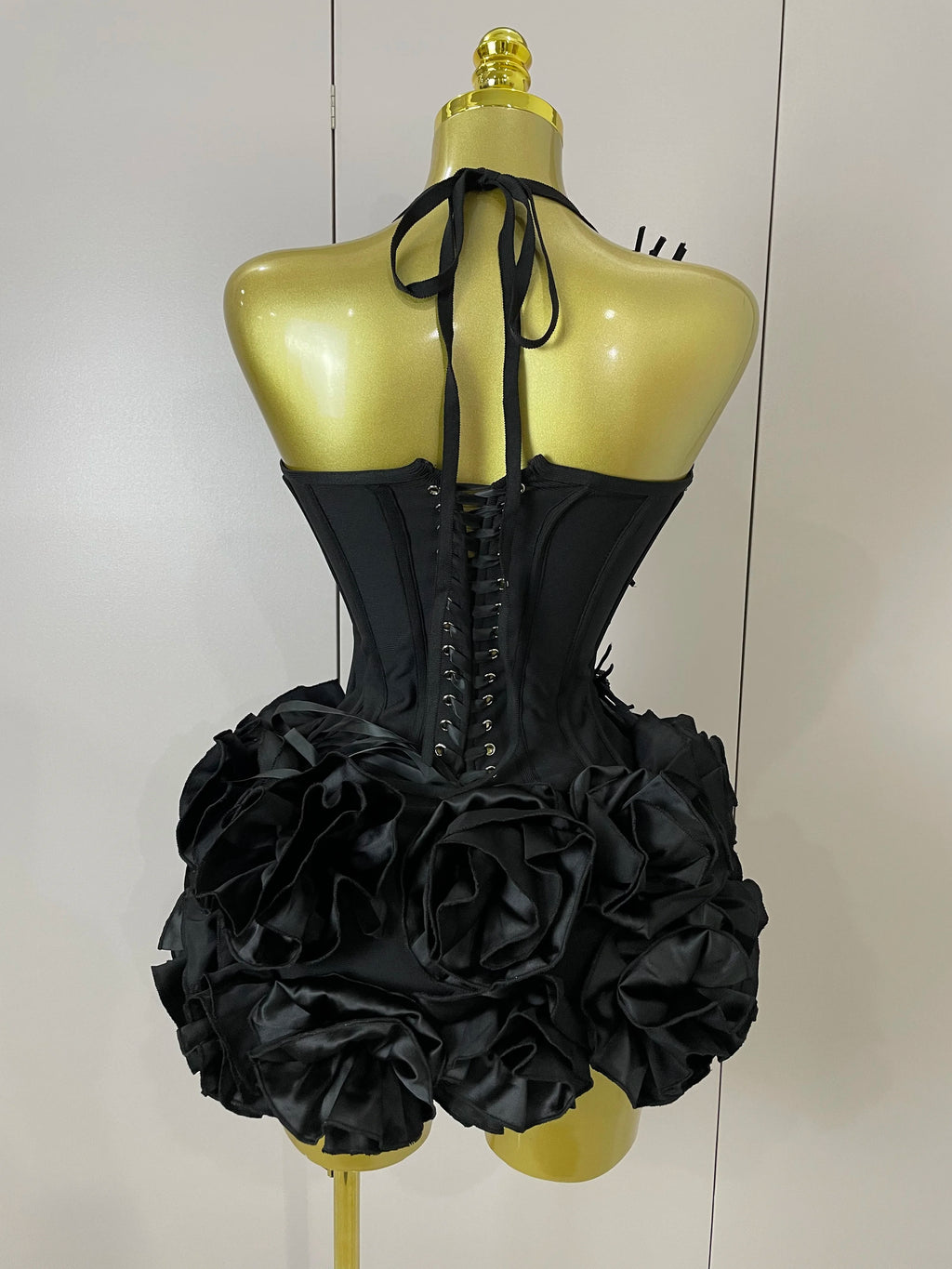 Sexy Halter Prom Gown Celebrity Club Two Piece Set Cocktail Elegant Women Fashion Luxury Birthday Party Red Black Bandage Outfit