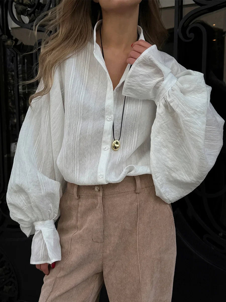 Aoaiiys Pants Women's Corduroy Cotton Vintage Trousers High Waist Wide Leg Pants Autumn Winter New Fashion Chic Casual Trousers