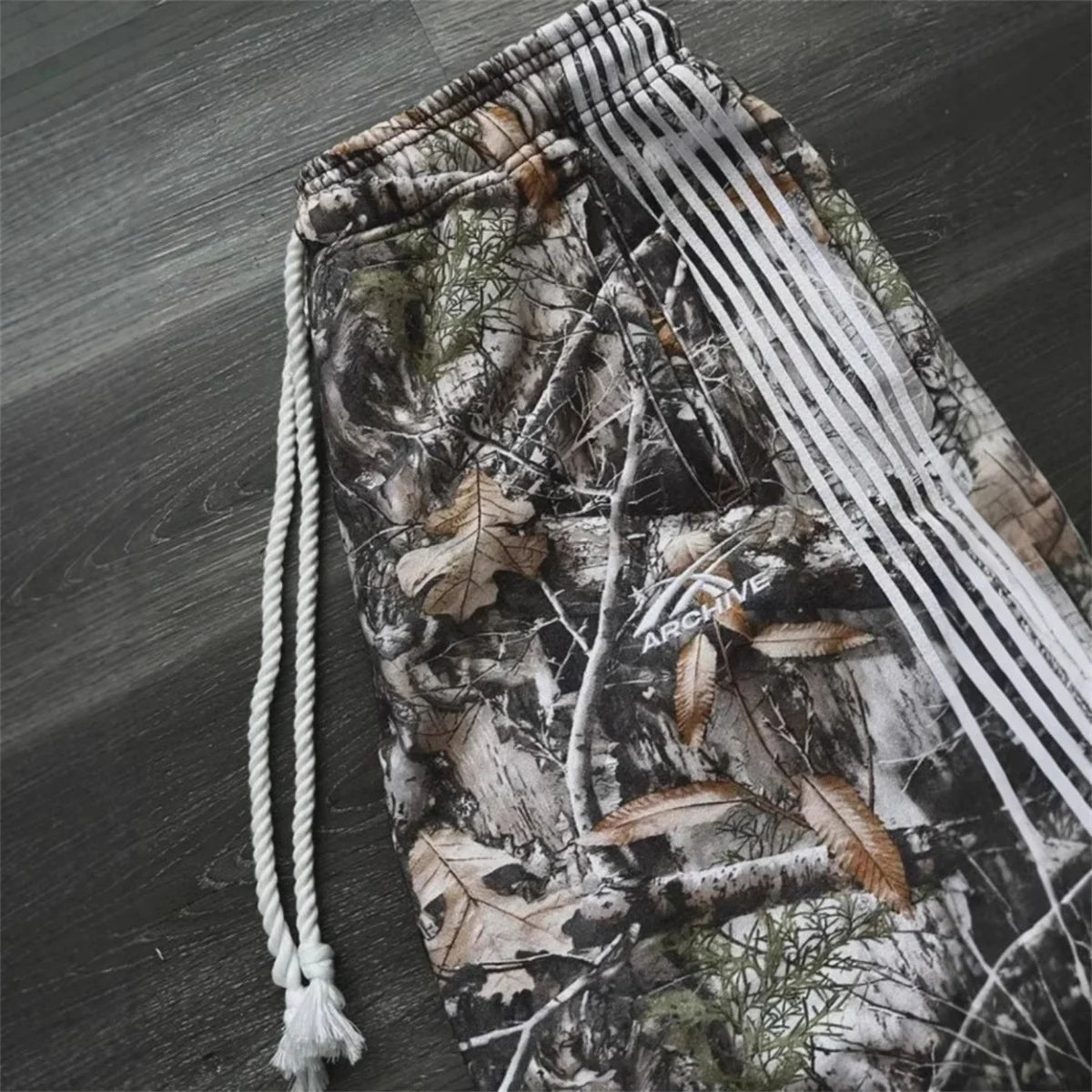Camouflage Casual Pants Y2k Embroidered Camo Functional Tactical Functional Men's Women's Premium Jogging Drawstring Sweatpants