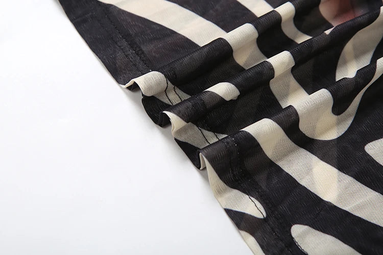 Cutenew Patchwork Print Women Dresses Elegant Vintage Low V-Neck Full Sleeve Straight Maxi Bodycon Female High Street Party Robe