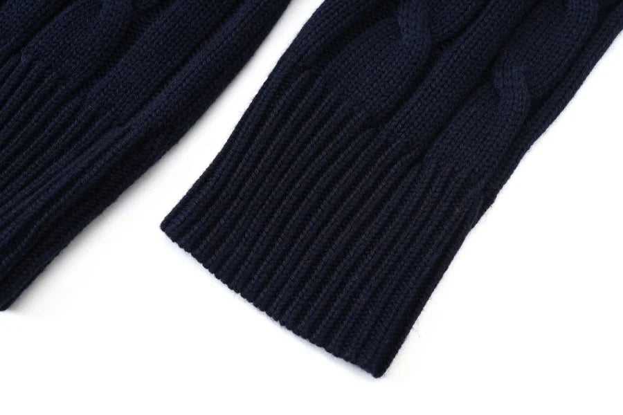 AS AW25 pinstripe collection slip dress + knit mockneck top + embroidery cableknit + stripe pleat skirt